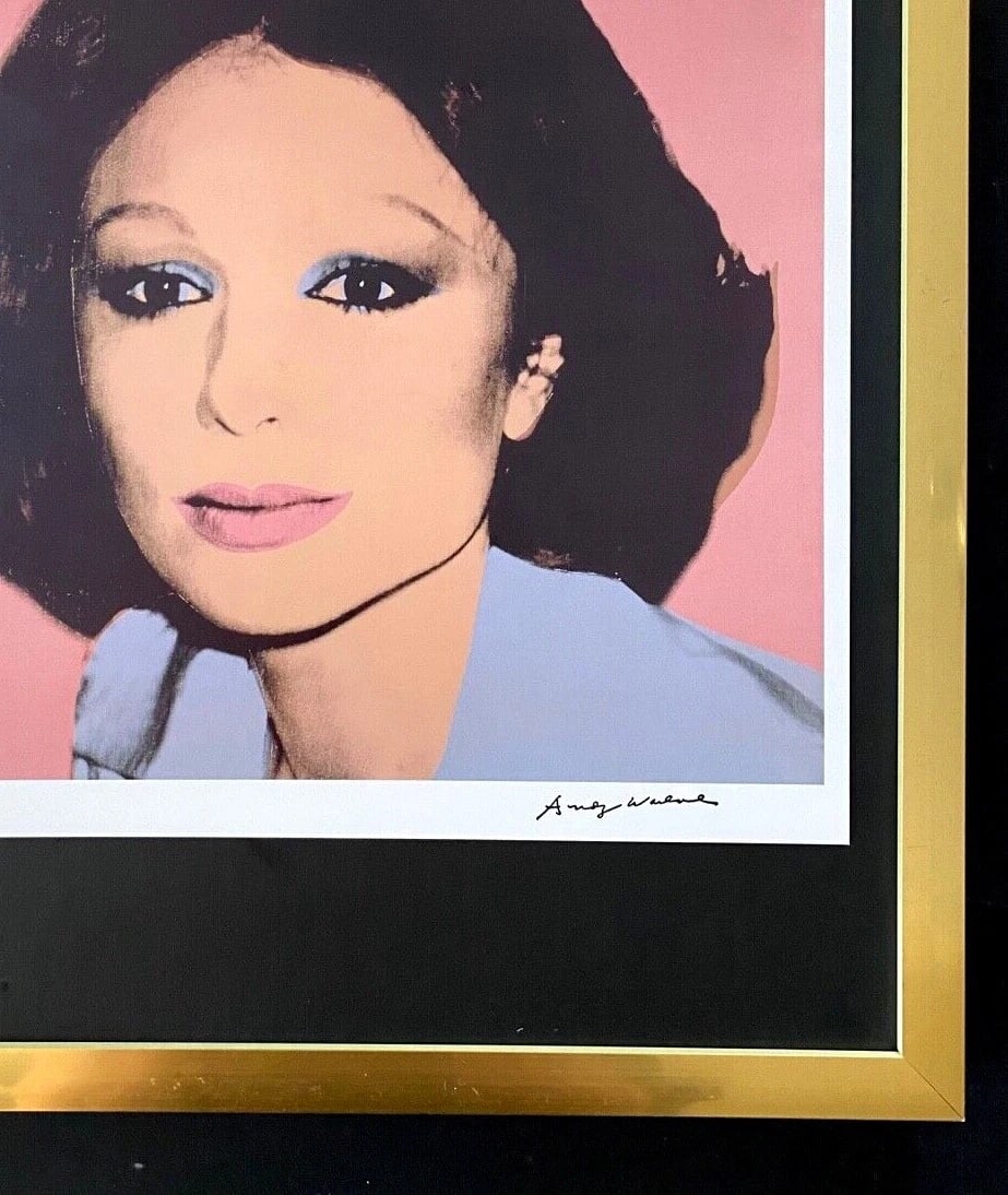 ANDY WARHOL | FARAH DIBA ICONIC VINTAGE PRINT - SIGNED & FRAMED! - 3