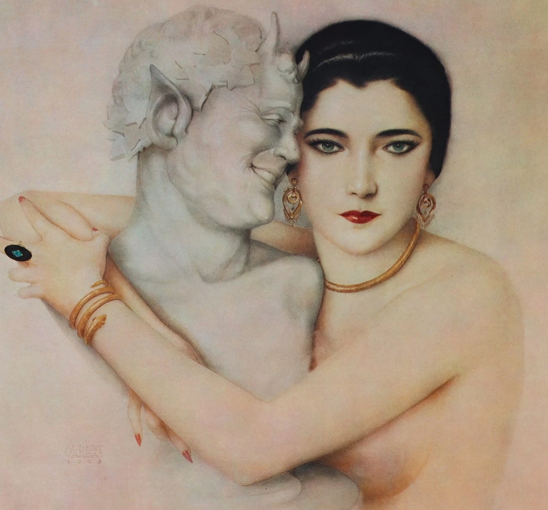 ALBERTO VARGAS Lithograph NITA NALDI 1979 Authentic Signed Proxy Ed of 500 COA - 3