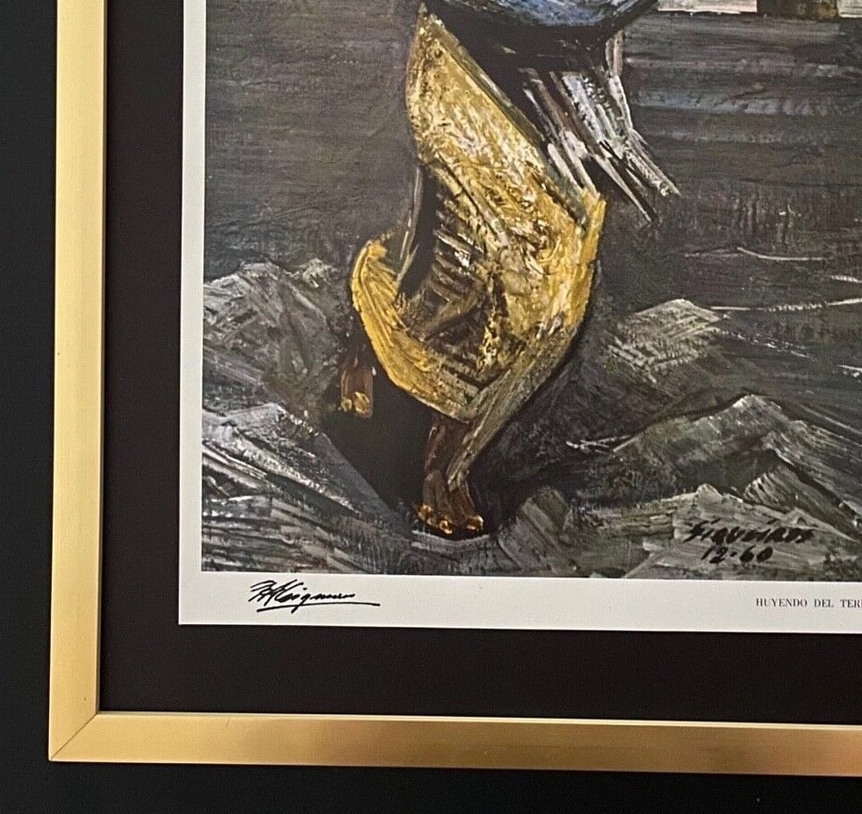 DAVID ALFARO SIQUEIROS | SIGNED LIMITED EDITION FRAMED PRINT FROM MEXICO - 2