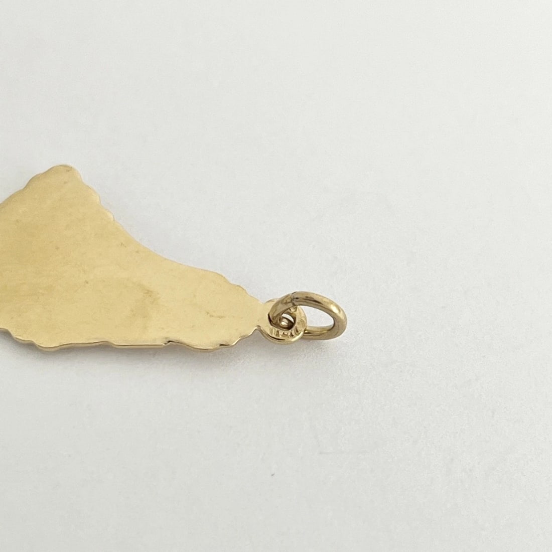 Barbados Necklace Pendant Charm in Italian 14K Yellow Gold, 2.12 Grams - 5