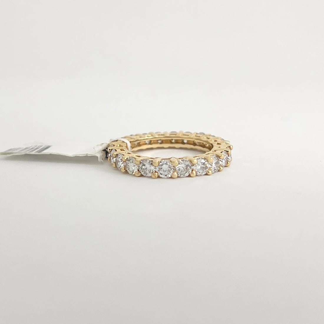 Round Diamond Eternity Ring Wedding Band 14K Yellow Gold, Size 6, 2.75 CTW - 5