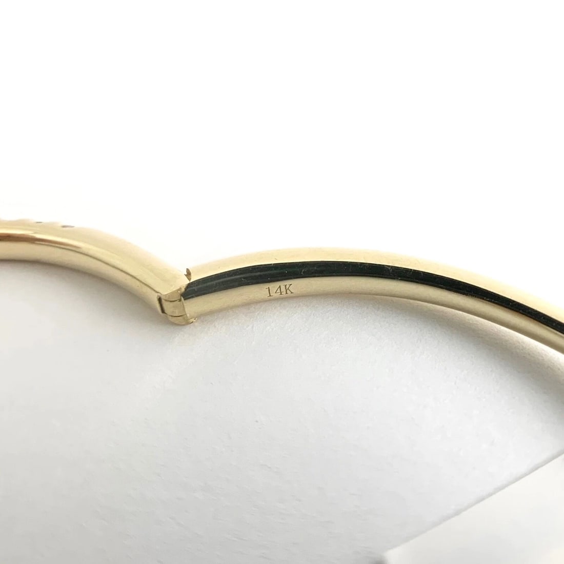 Round Diamond Bangle Bracelet 14K Yellow Gold, 2.25 CTW - 7