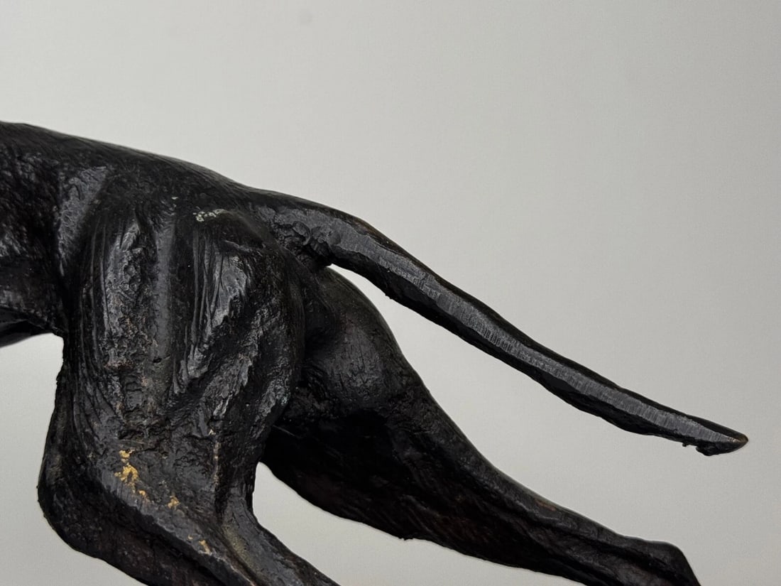Antique Bronze Hound Dogs c.1860 | French Animalier Sculpture - 15