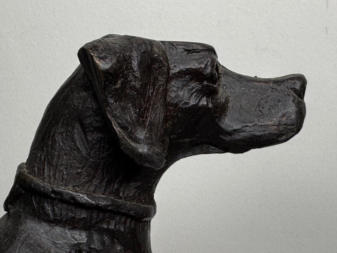 Antique Bronze Hound Dogs c.1860 | French Animalier Sculpture - 18