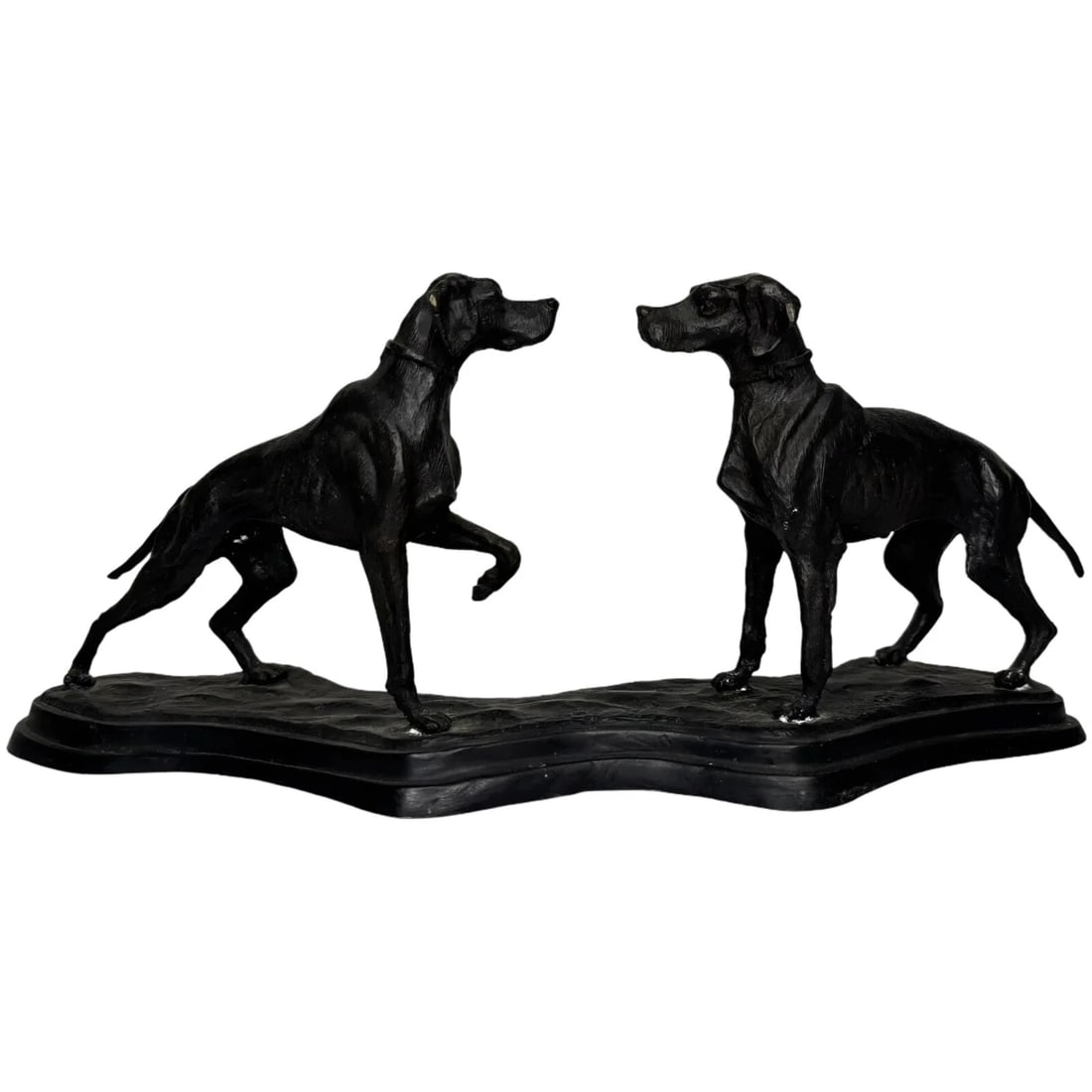 Antique Bronze Hound Dogs c.1860 | French Animalier Sculpture (1 of 20)