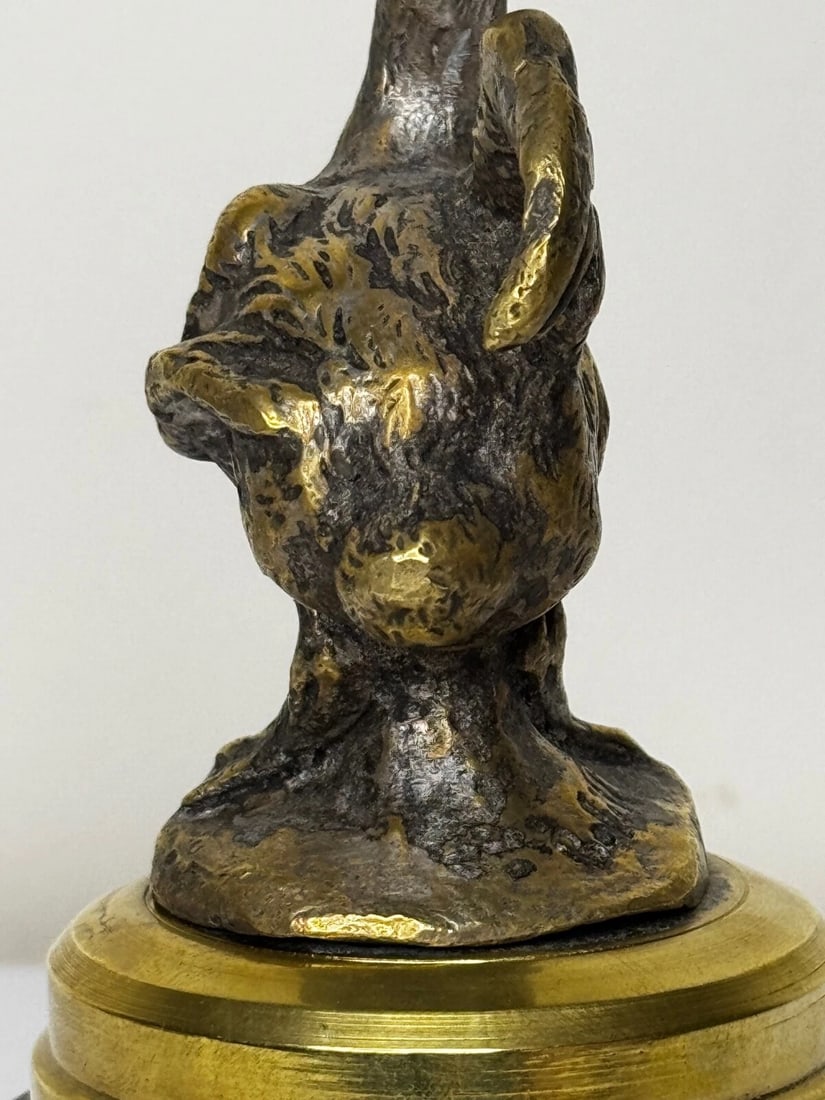 Majestic Grace Fine Spanish Art Deco Pelican Mascot Sculpture on Stand - 16