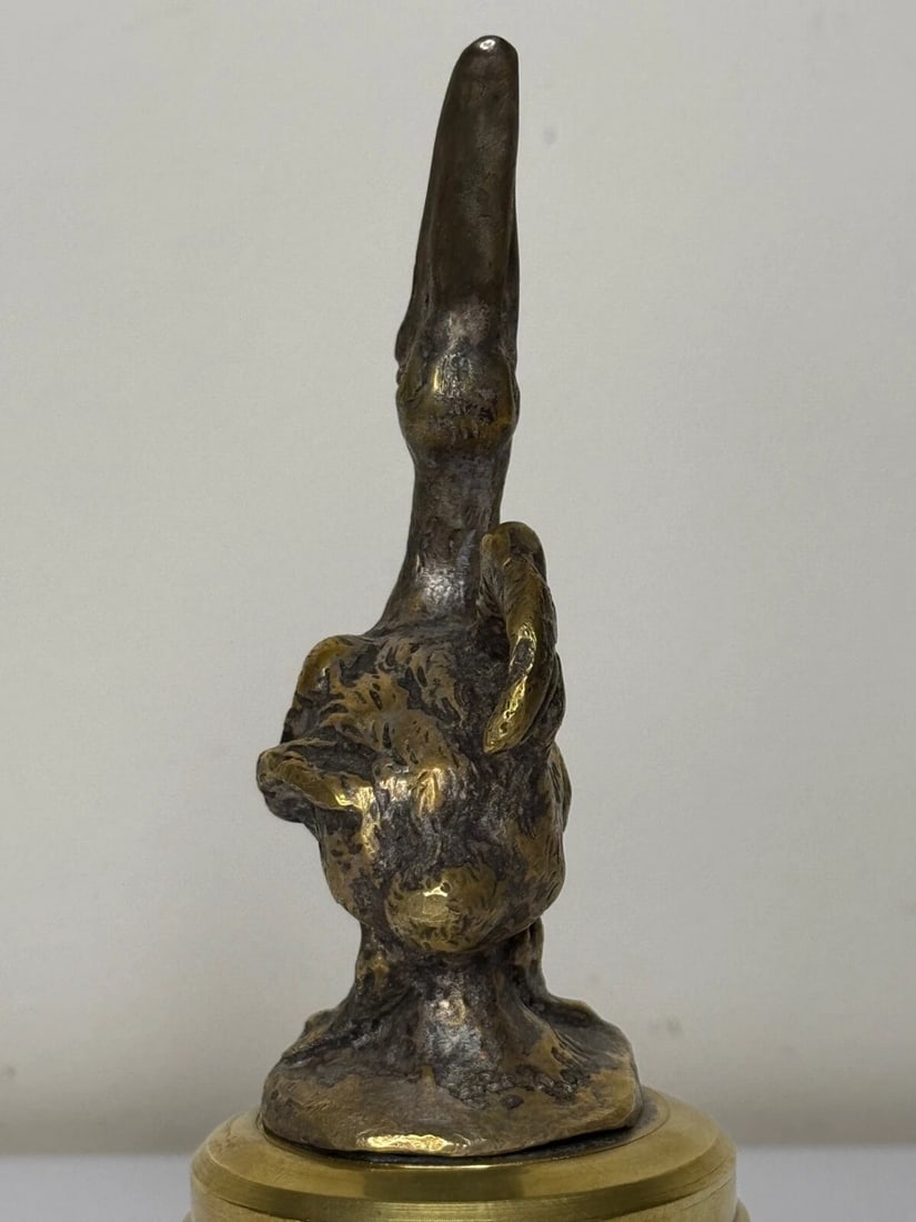 Majestic Grace Fine Spanish Art Deco Pelican Mascot Sculpture on Stand - 3
