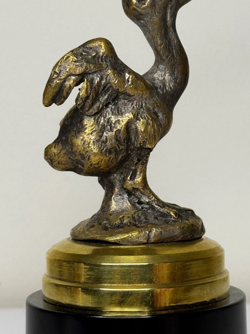 Majestic Grace Fine Spanish Art Deco Pelican Mascot Sculpture on Stand - 4