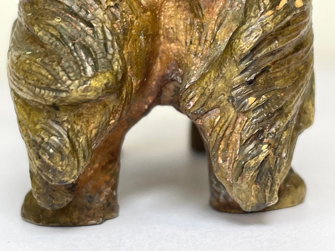 Antique Austrian Miniature Bronze Pekingese Dog Sculpture - 13