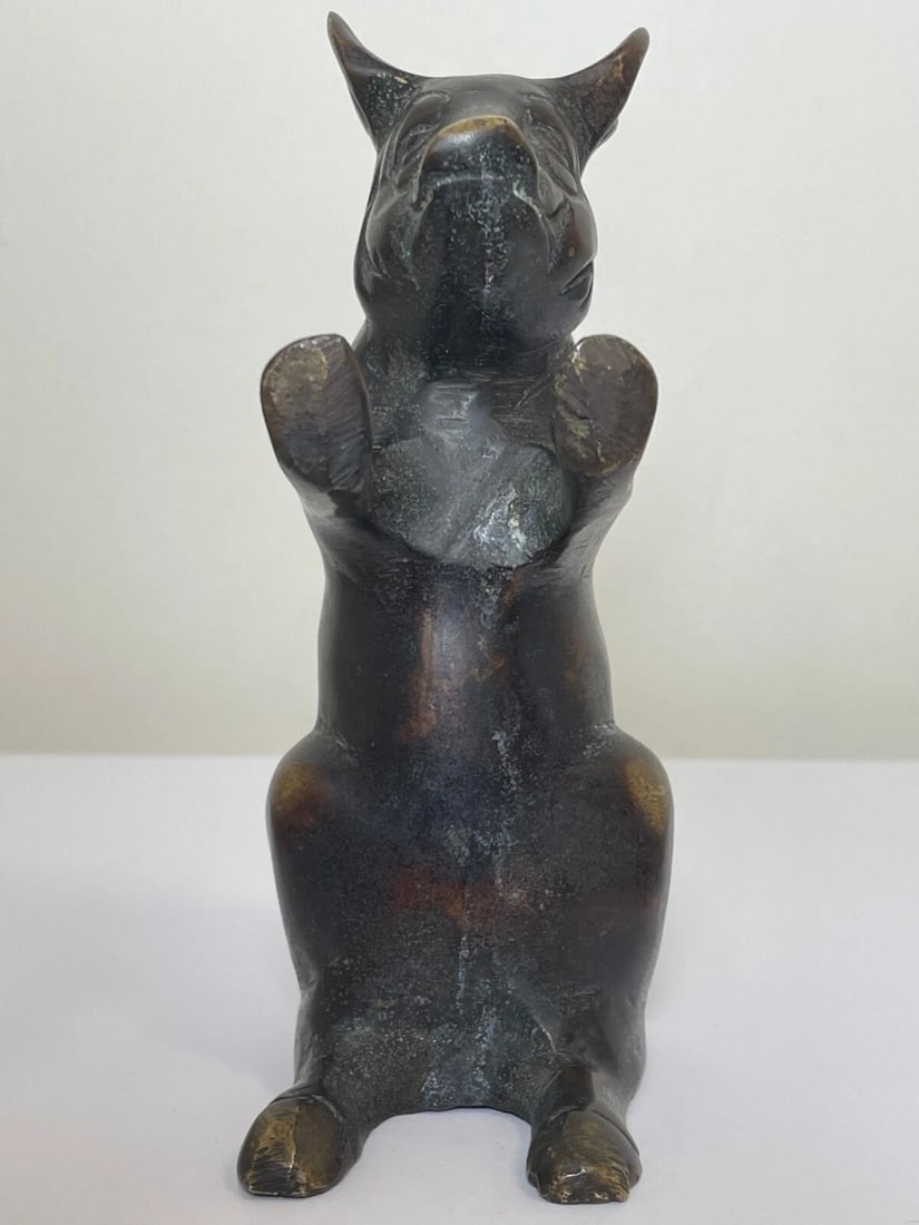British Rare 19th Century Small Butchers Advertising Point Of Sale Pig Statue - 2