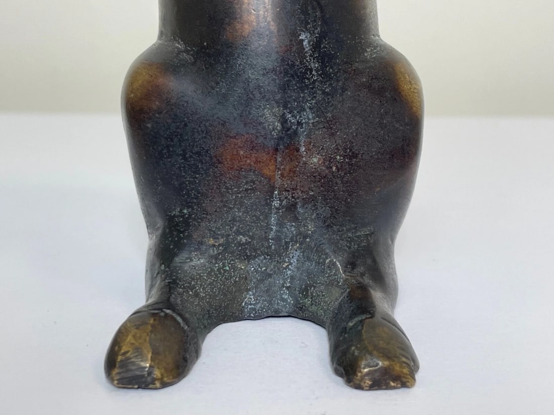 British Rare 19th Century Small Butchers Advertising Point Of Sale Pig Statue - 3