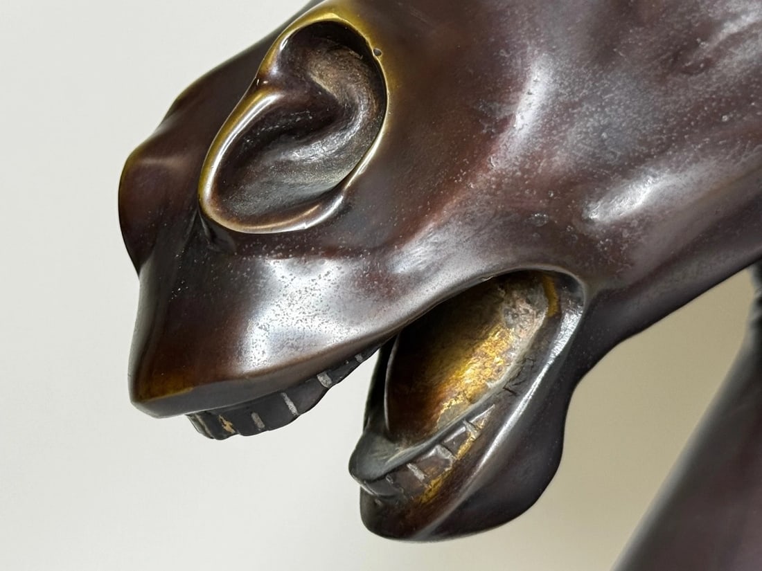 Expressive Italian Classical Bronze Horse Head c1950 After Raffaello Romanelli - 6