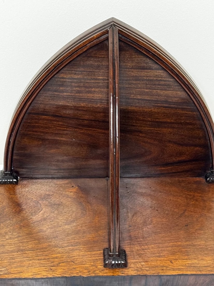 Small Gothic Ecclesiastic Convent Georgian Wall Mounted Bookends Shelf Bracket - 6