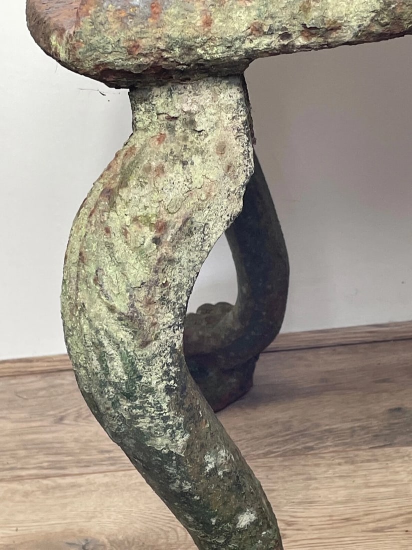 French Chateau Cast Iron Statuary Plinth Stand In the Manner of Val d'Osne - 5