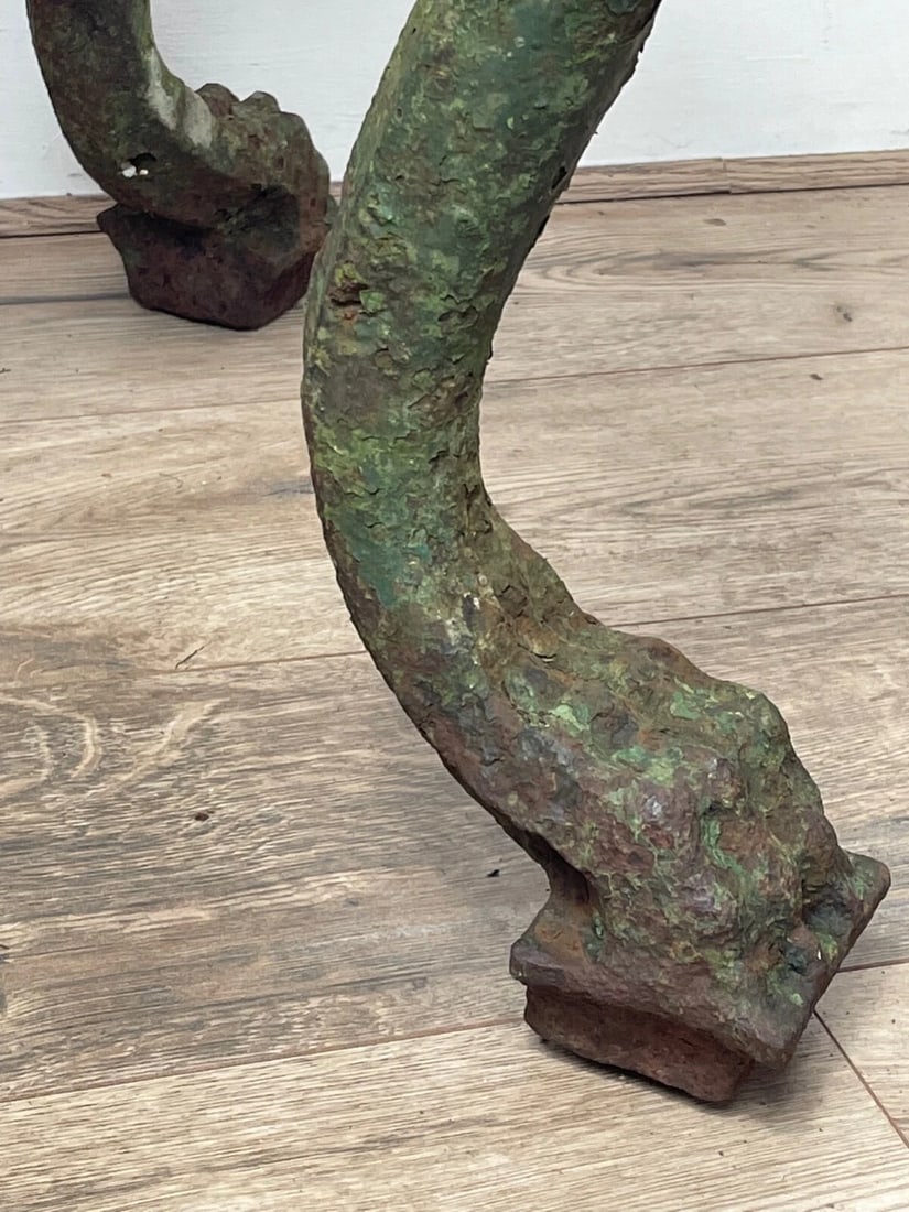 French Chateau Cast Iron Statuary Plinth Stand In the Manner of Val d'Osne - 7