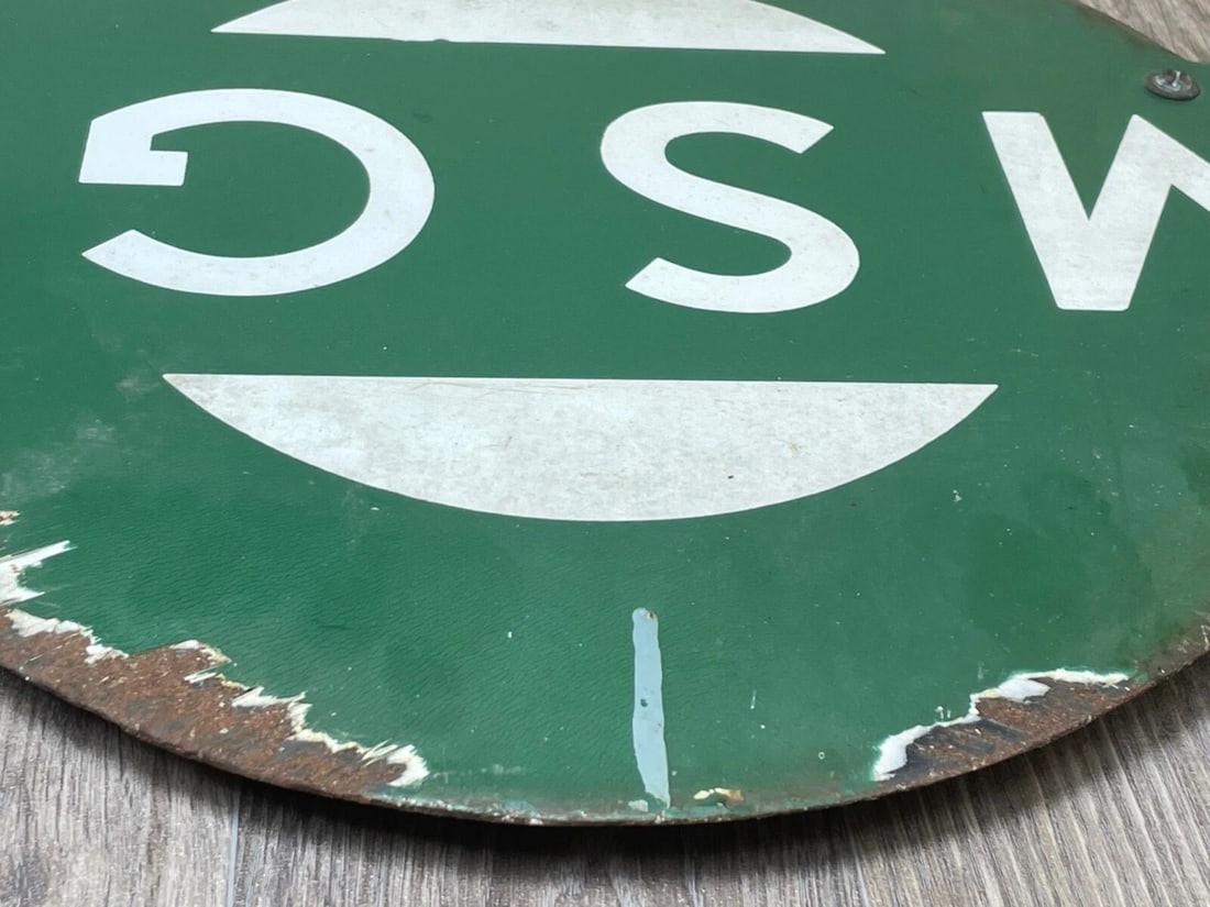 Landmark Railway Heritage Southern Railway Enamel Target Sign Ramsgate Station - 7