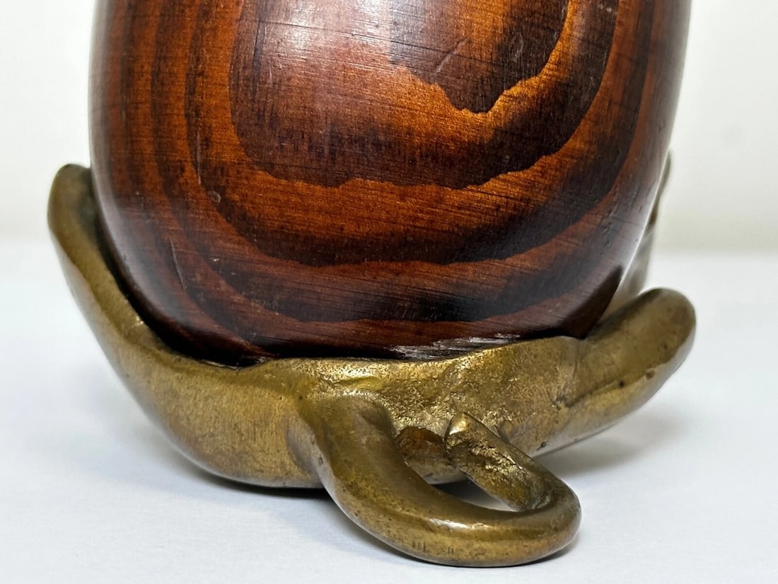 Small Victorian Style Decorative Bulldog Inkwell Named Charlie - 16