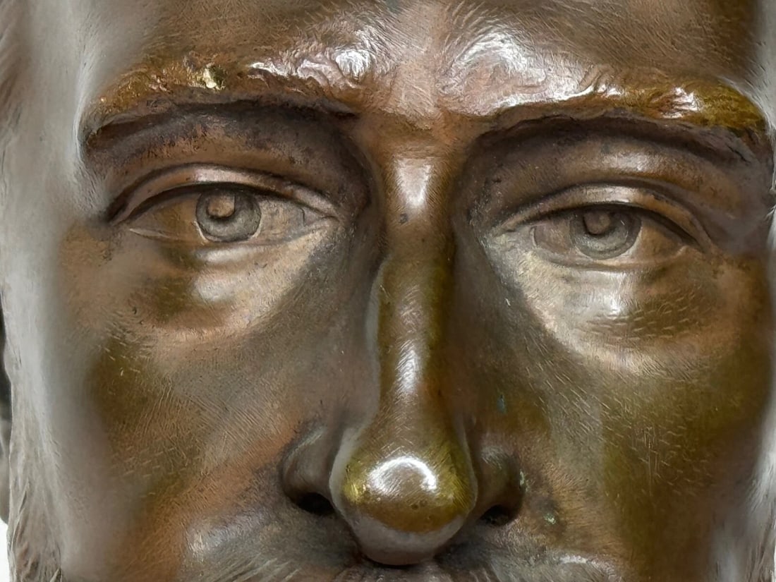 French President Bust Marie François Sadi Carnot By Adolphe Jean Lavergne - 12