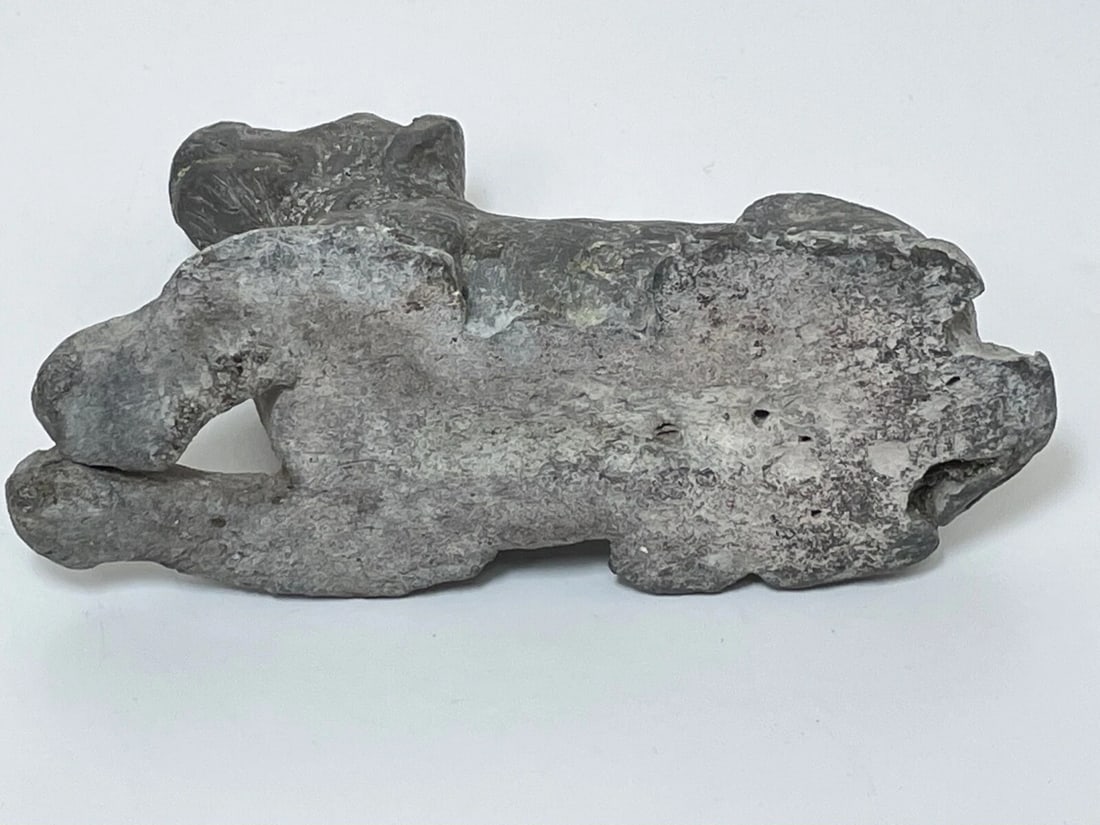 Small C1760 Lead Recumbent Hound Dog Sculpture In the Manner of John Cheere - 7