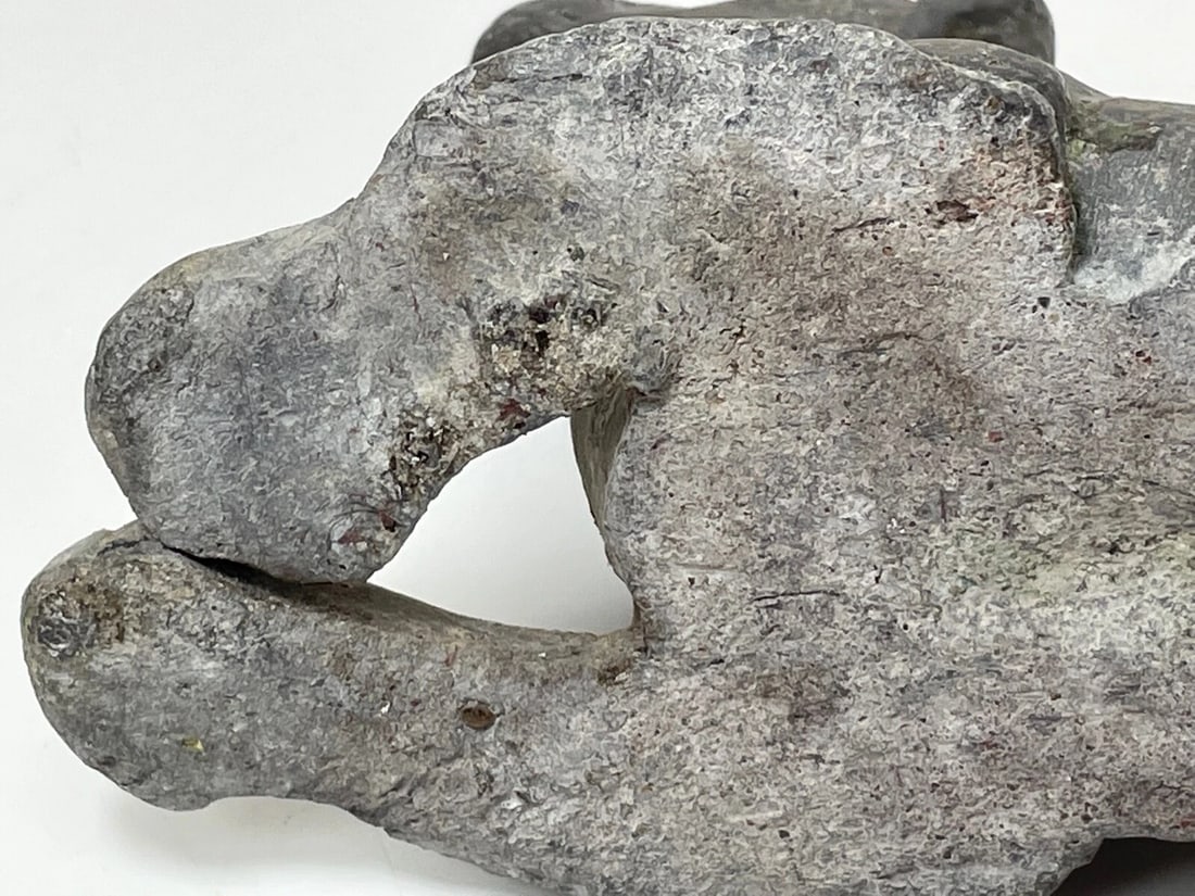 Small C1760 Lead Recumbent Hound Dog Sculpture In the Manner of John Cheere - 9