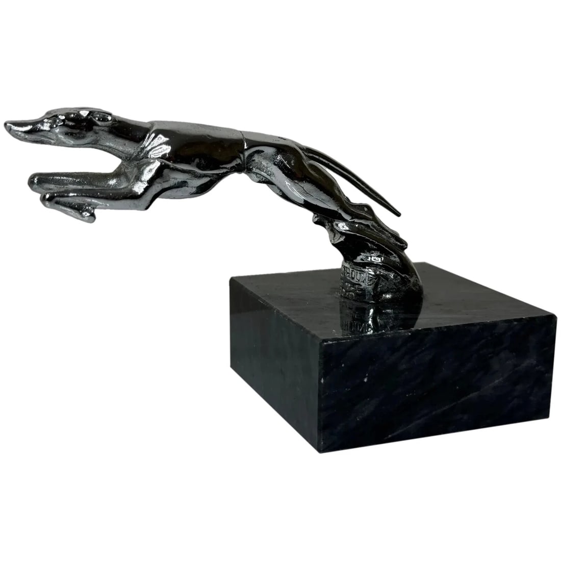 Louis Lejeune Chrome Plated 1930's Racing Greyhound Of The Road Classic Mascot (1 of 20)