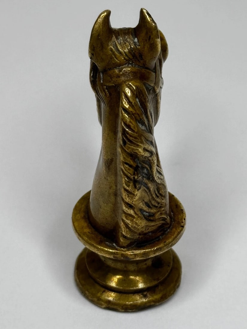 Scottish 18th Century Bronze Horse Sculpture Letter Wax Intaglio Seal - 19