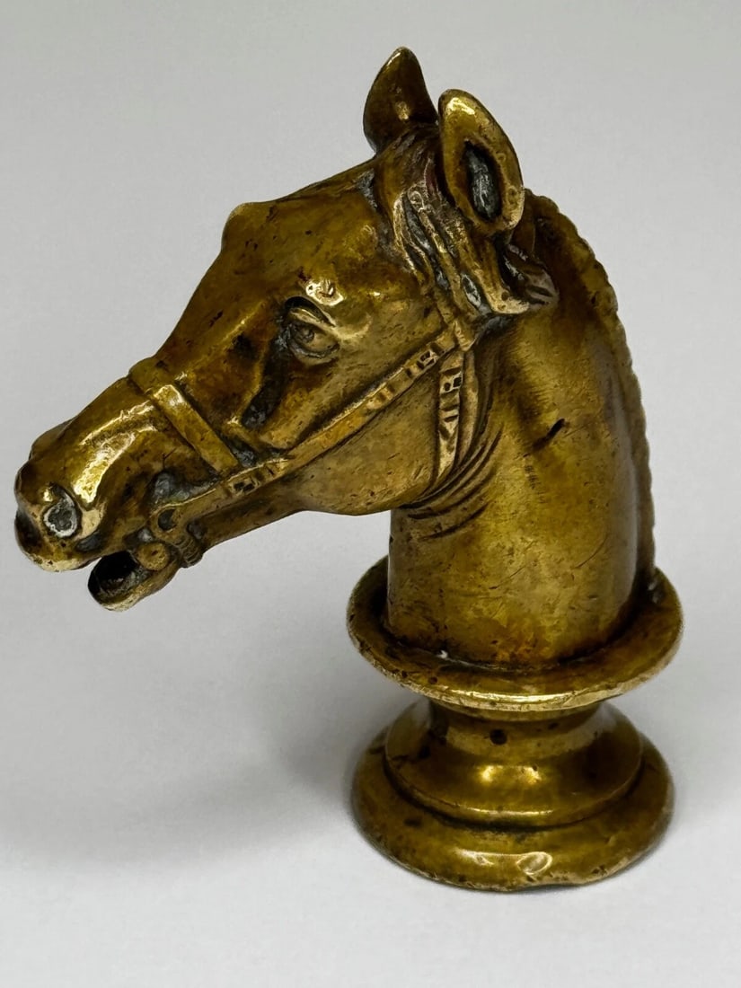 Scottish 18th Century Bronze Horse Sculpture Letter Wax Intaglio Seal - 2