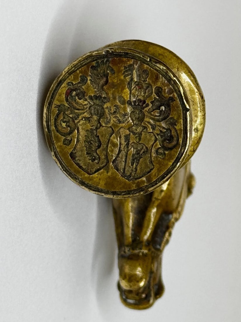 Scottish 18th Century Bronze Horse Sculpture Letter Wax Intaglio Seal - 7