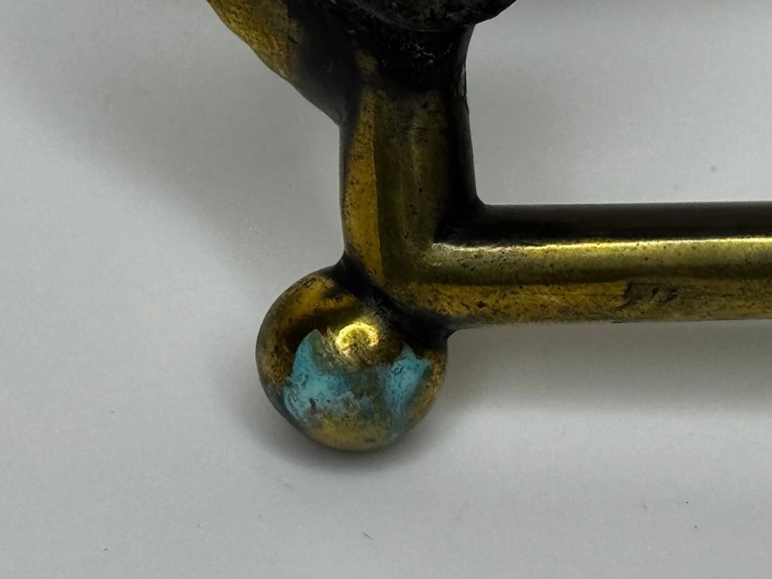 Brass Doctor’s Door Knocker Hand Holding Bar & Scallop Shell Near Highgrove - 16