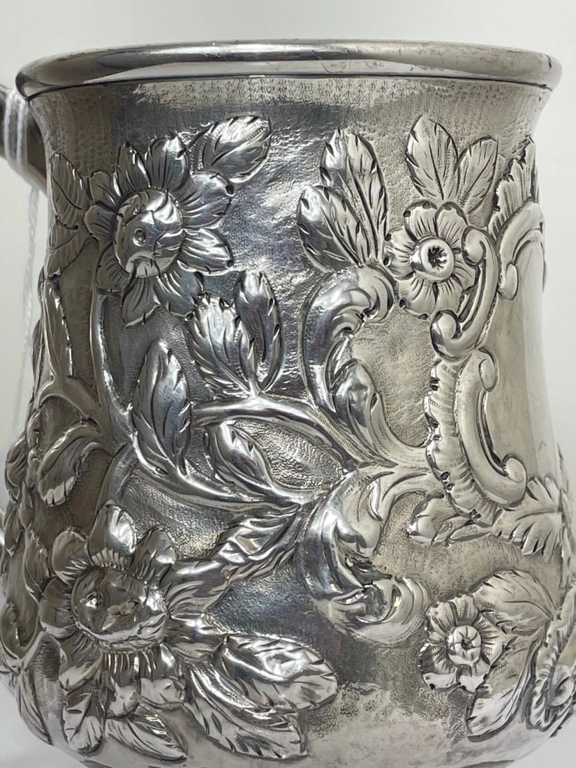 18th Century Sterling Silver Gilded Tankard C1774 By John Langlands Newcastle - 8