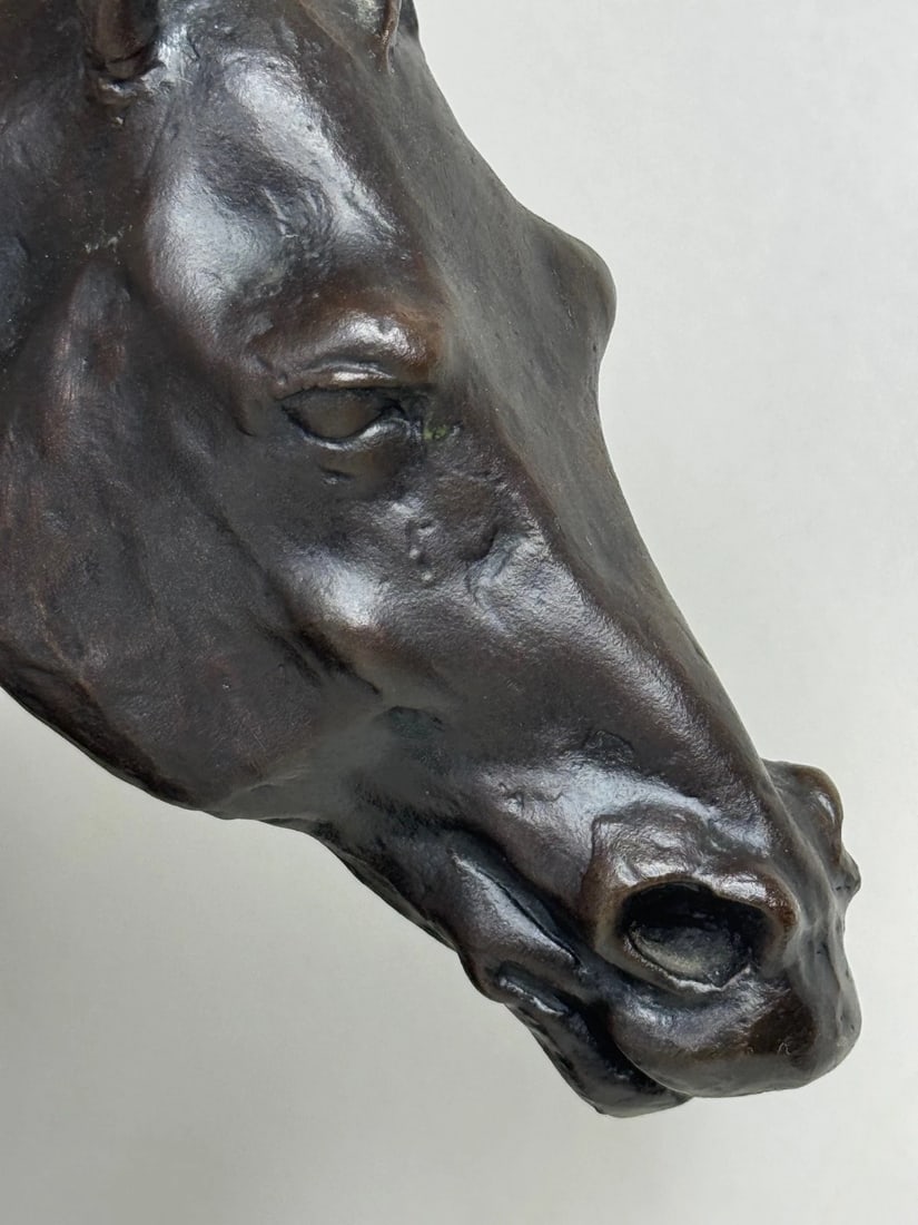 Equestrian Bronze Masterpiece of Motion Galloping Horse by Enzo Plazzotta No 6/9 - 10