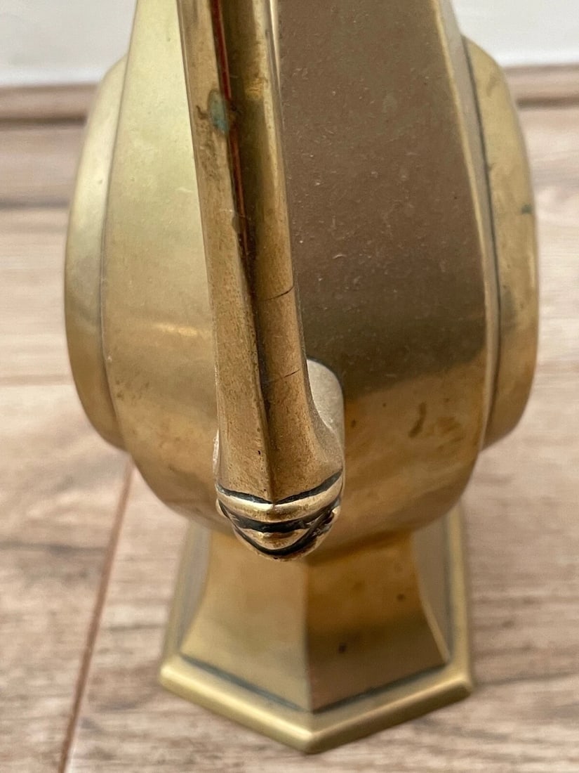 19th Century Chinese Kuang-Hsu Guangxu Qing Gilt Bronze Slim Teapot - 5