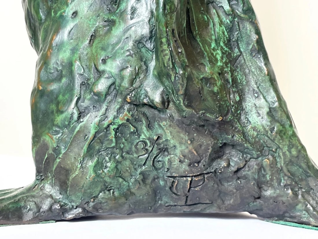 Patinated Bronze Model Of Aquatic Flightless Penguin Sculpture - 12