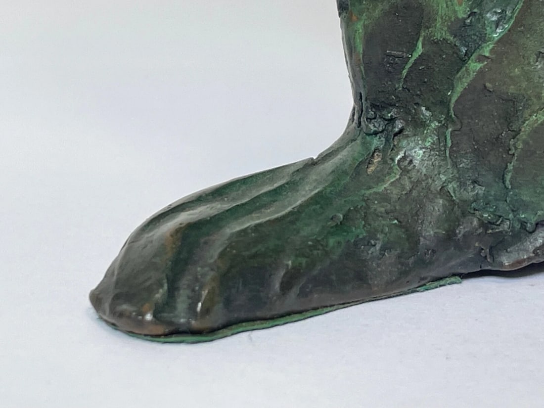 Patinated Bronze Model Of Aquatic Flightless Penguin Sculpture - 14