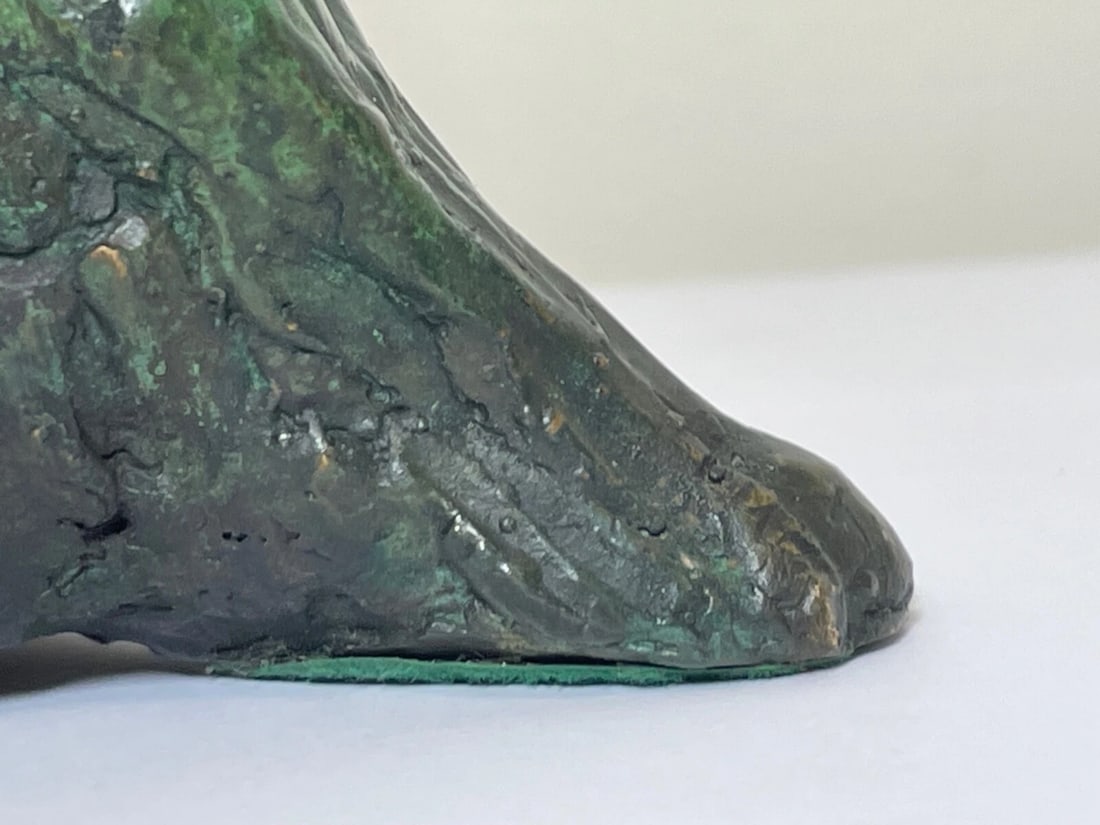 Patinated Bronze Model Of Aquatic Flightless Penguin Sculpture - 16