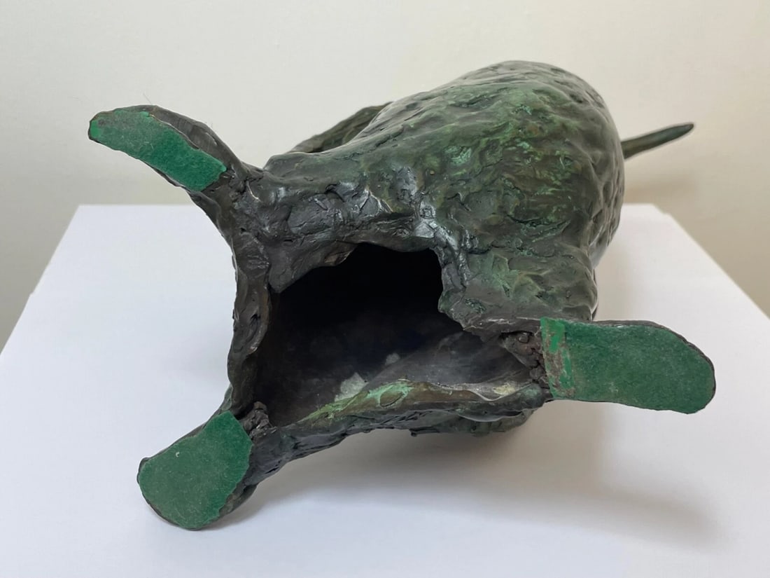 Patinated Bronze Model Of Aquatic Flightless Penguin Sculpture - 17