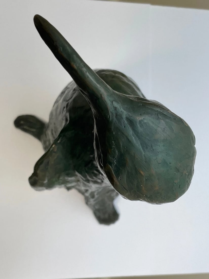 Patinated Bronze Model Of Aquatic Flightless Penguin Sculpture - 4