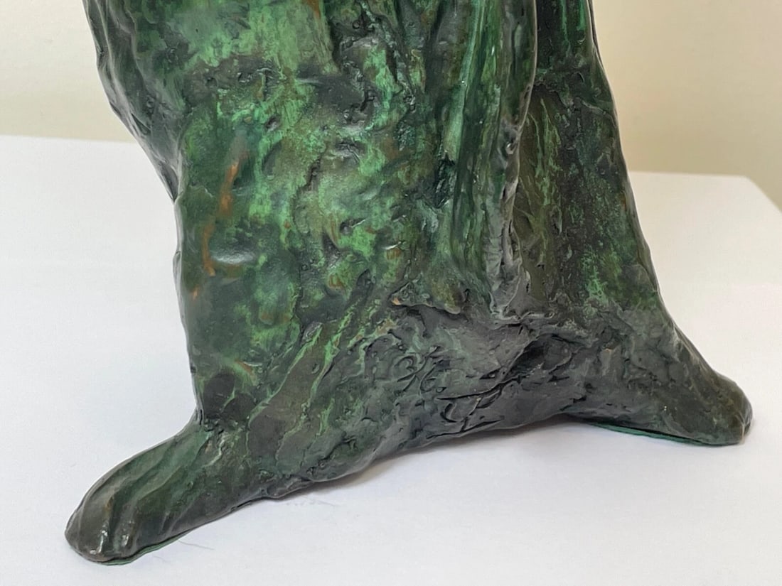 Patinated Bronze Model Of Aquatic Flightless Penguin Sculpture - 6
