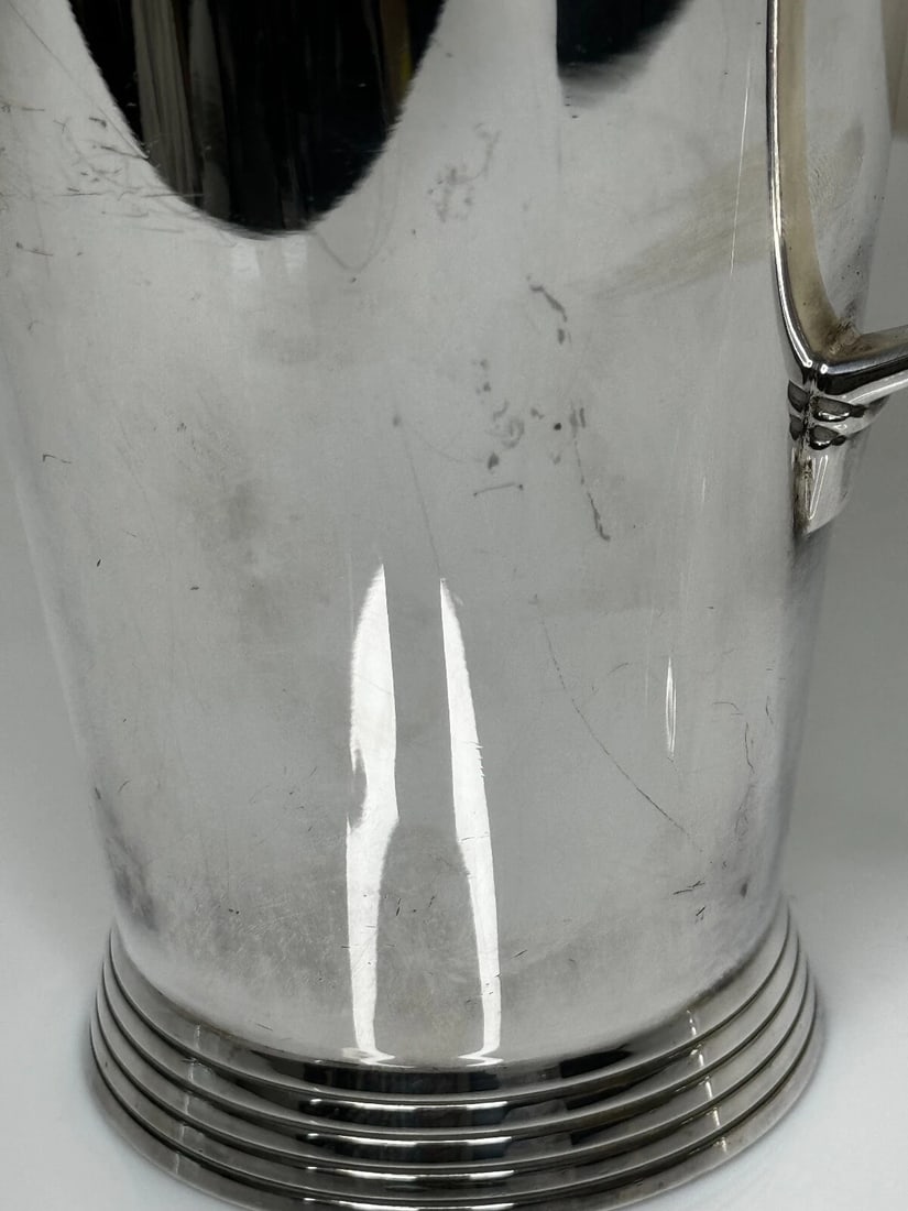 Silver Plate Mappin & Webb Art Deco Cocktail Shaker Designed By Keith Murray - 10