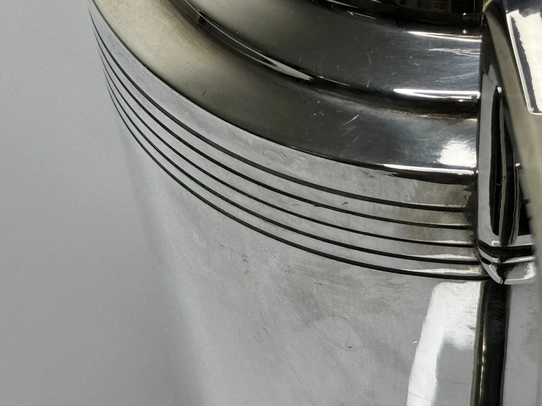 Silver Plate Mappin & Webb Art Deco Cocktail Shaker Designed By Keith Murray - 14