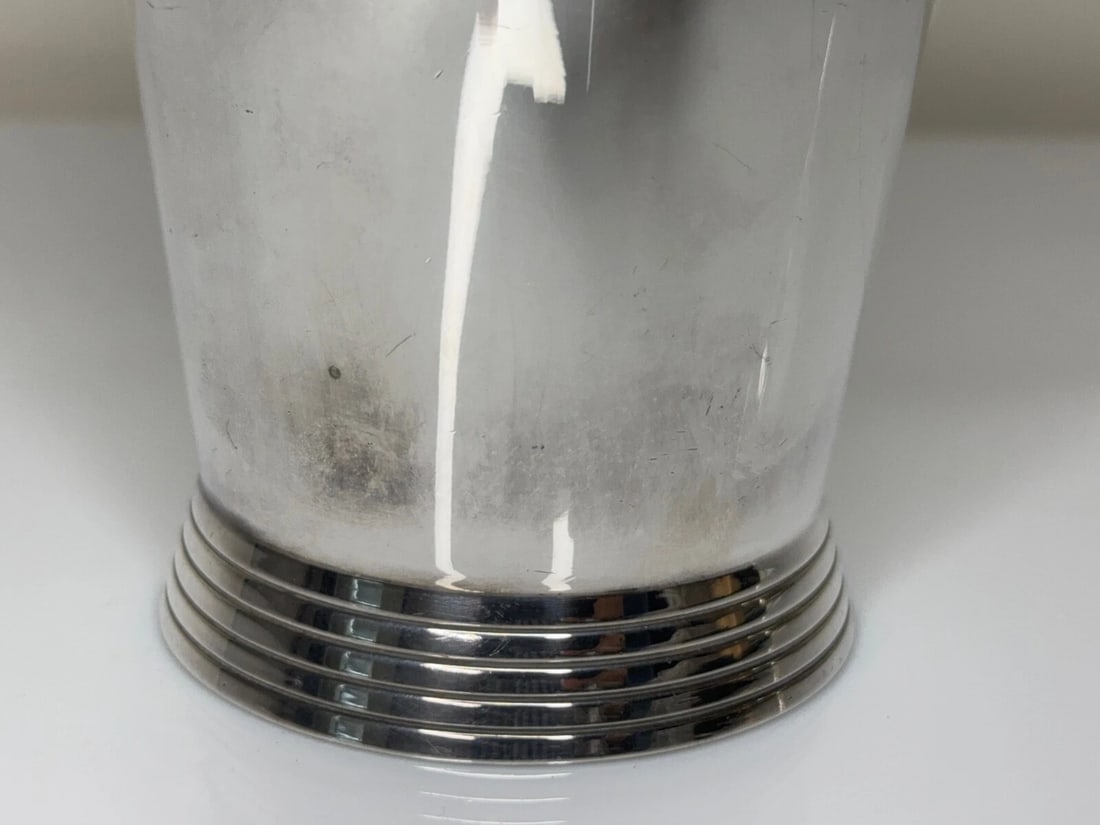 Silver Plate Mappin & Webb Art Deco Cocktail Shaker Designed By Keith Murray - 3