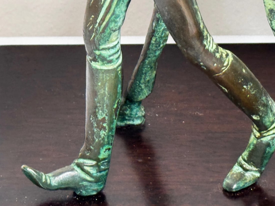Bronze Race Horse & Jockey Group With Stable Hands Sculpture Attributed Carybé - 13