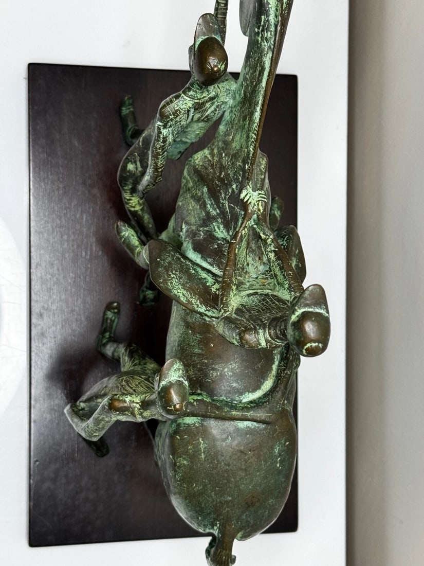 Bronze Race Horse & Jockey Group With Stable Hands Sculpture Attributed Carybé - 17