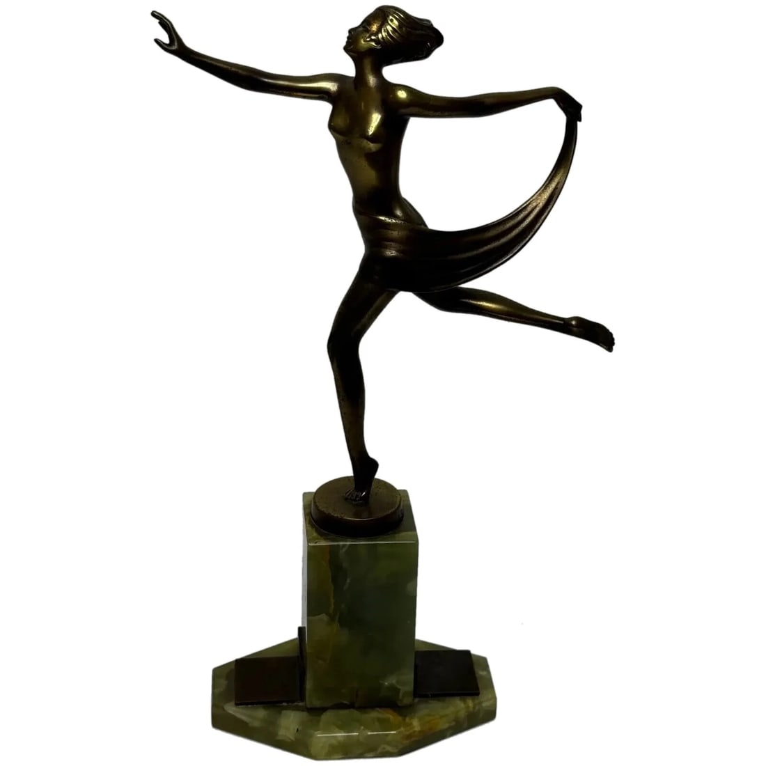 Austrian Art Deco Sculpture Dancing Lady Closed Eyes With Elegant Legs Lorenzl: Austrian Art Deco Sculpture Dancing Lady Closed Eyes With Elegant Legs Lorenzl Click image to enlarge Description Buy Now £5000 1 Fine Original Austrian Art Deco Sculpture Dancing Lady Clo