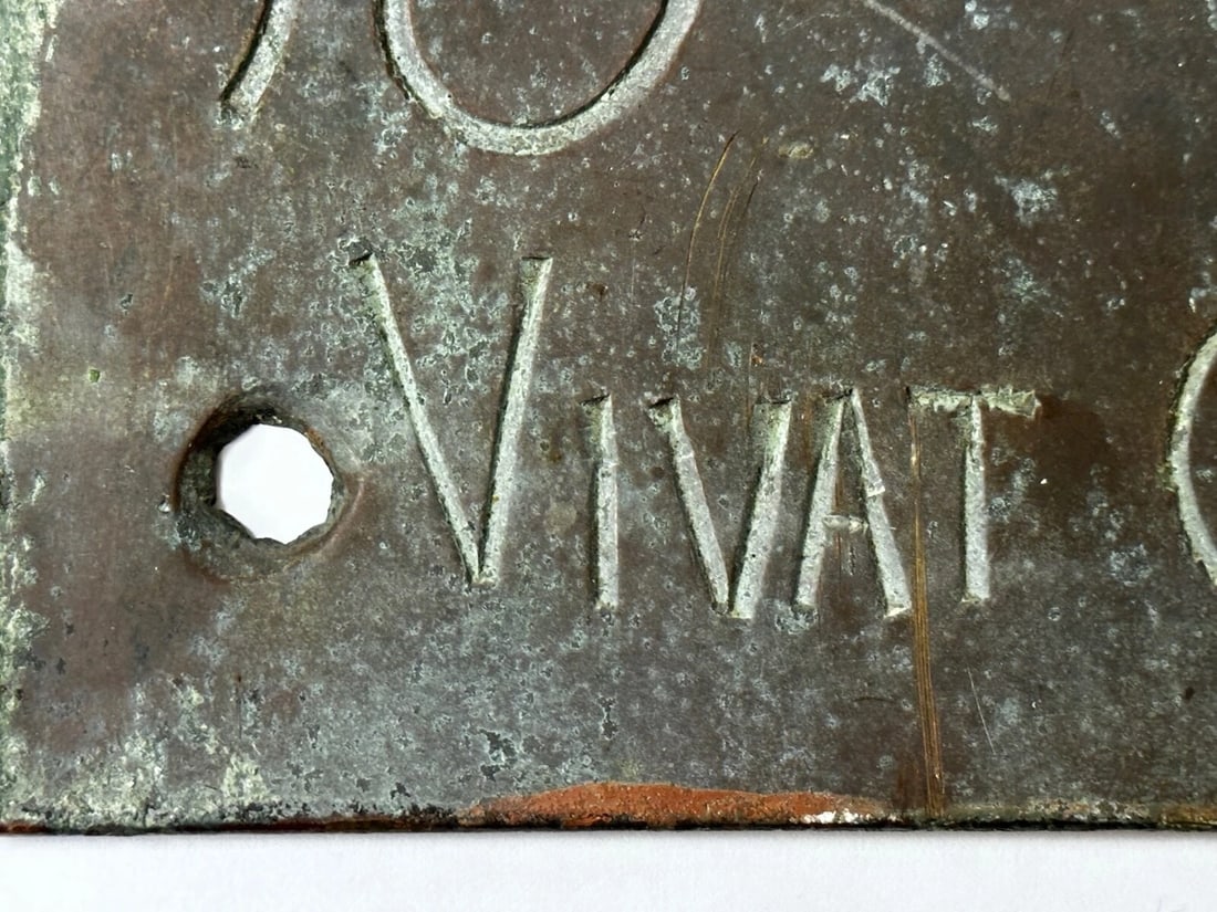 17th Century Bronze Garden Sundial Plate Gnomon Timepiece King Charles II Lives - 20