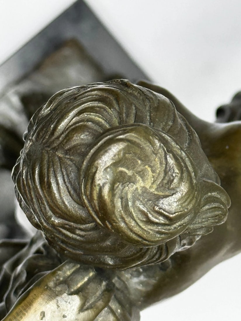 French Classical Bronze After Auguste Moreau Purity With Grace La Source c1900 - 20