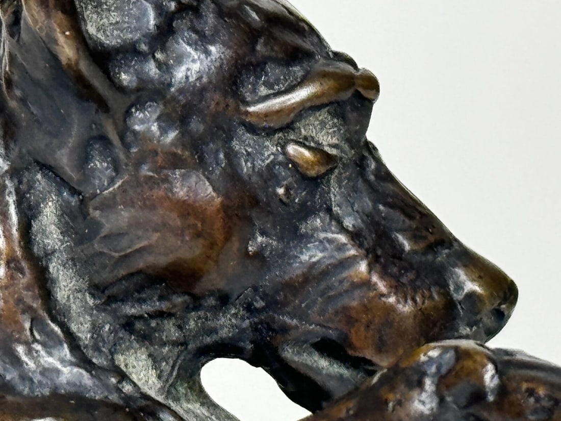 Standing Dog Jack Russell Patinated Bronze Sculpture By Lucy Kinsella - 12