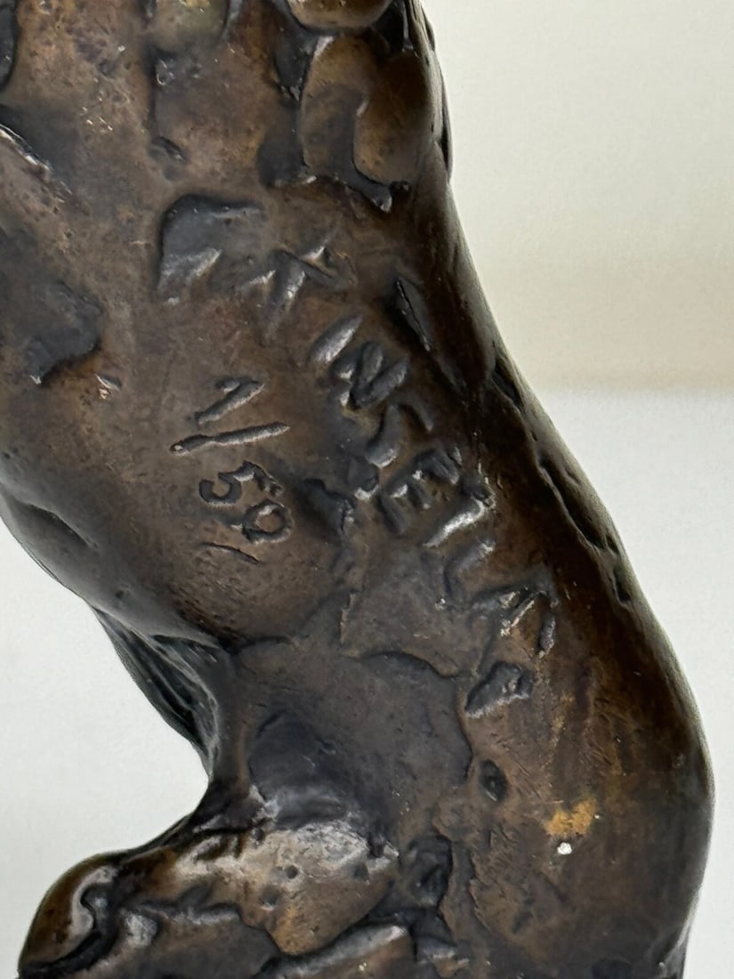 Standing Dog Jack Russell Patinated Bronze Sculpture By Lucy Kinsella - 19