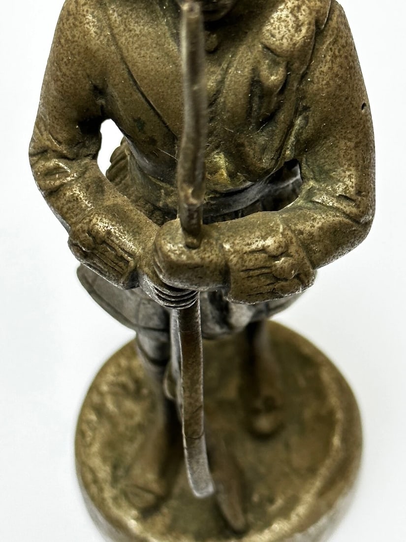 Collectible Vintage Rare Scottish Highlander Soldier Car Mascot - 6