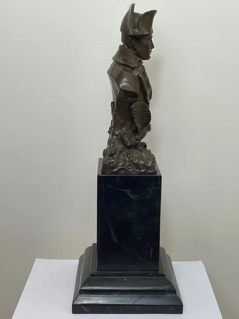After The Antique French Bronze Sculpture The Little Corporal Emperor Napoleon - 3